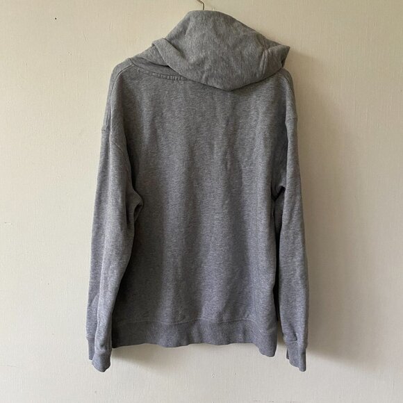 Ascolour Hoodie Womens Medium Sweatshirt Gray Dog Graphic Cozy Pullover - Picture 5 of 5